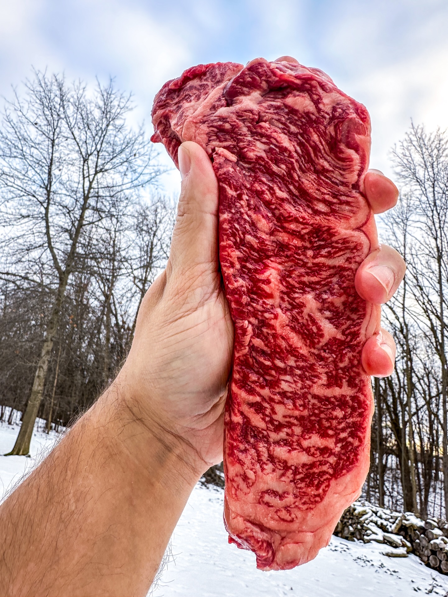 #MarbledMonday Starting the week off right with Gold grade American Wagyu New York strips.

Hot grill, big marbling, and even bigger flavor on the way. Let’s cook.

#thesrfexperience #TeamSRF #steak #wagyu